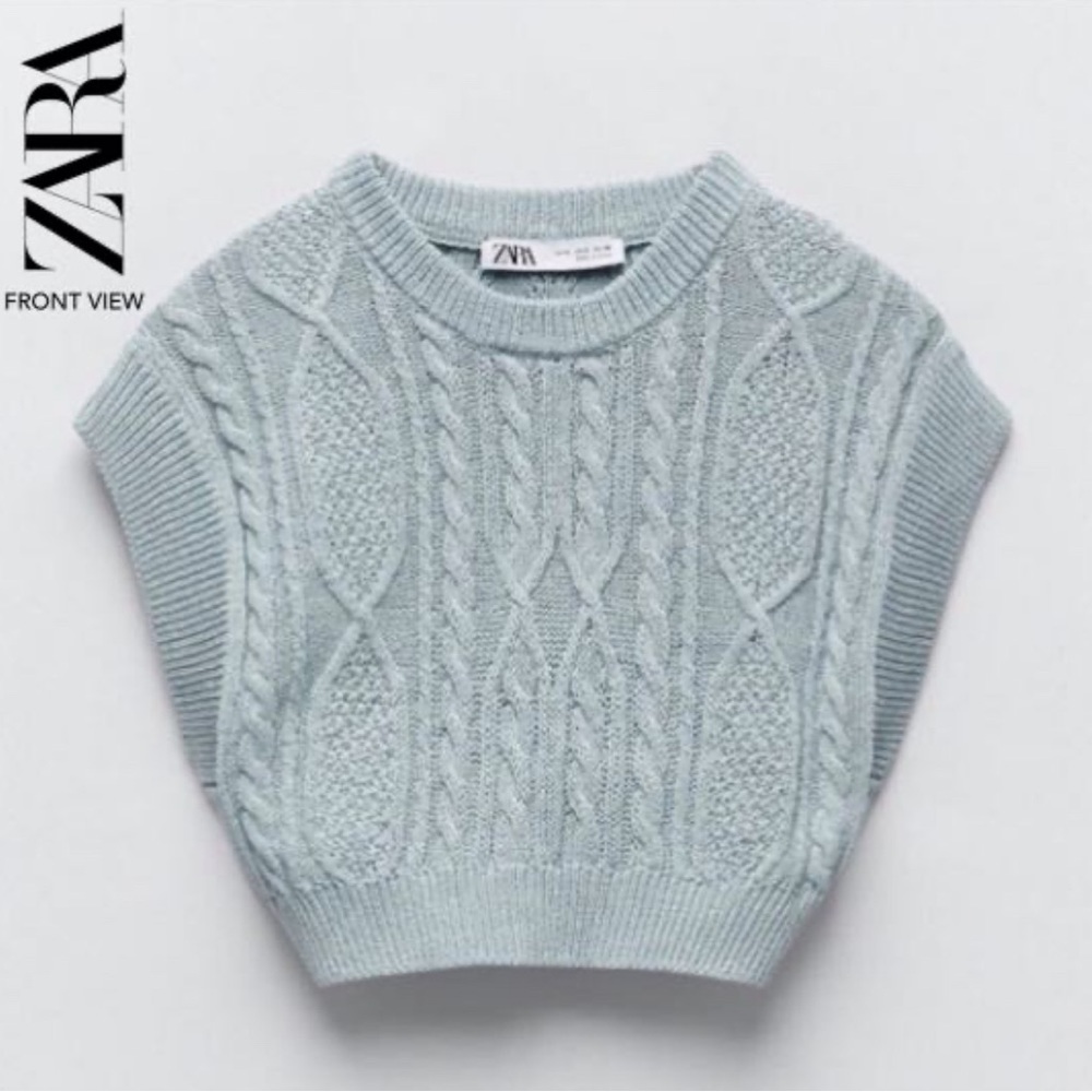 Zara knit sweater vest